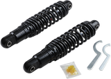 DRAG SPECIALTIES SHOCKS Premium Ride-Height Adjustable Shocks - Black - Heavy Duty - 12" C16-0162HB - Cycle City Outdoors