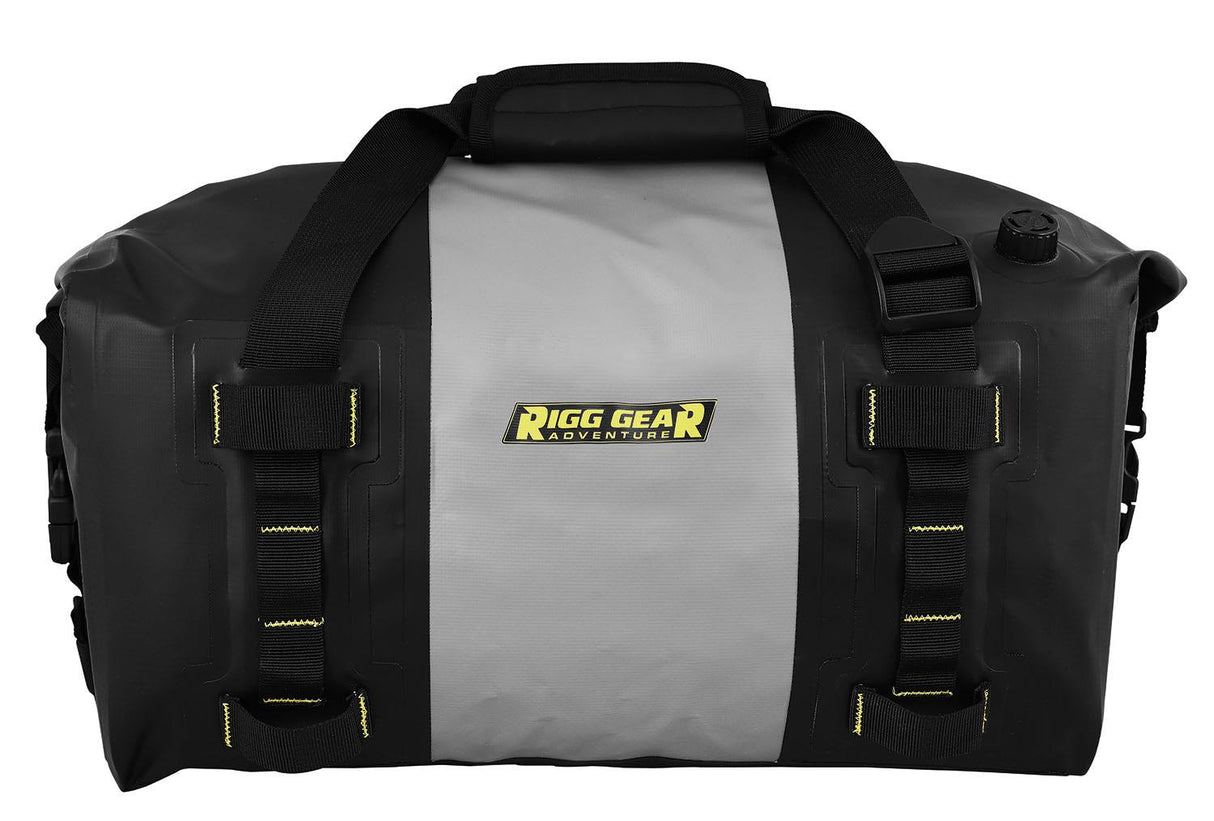 Nelson-Rigg Hurricane Dry Duffle Bag 40L, Black/Gray - Cycle City Outdoors