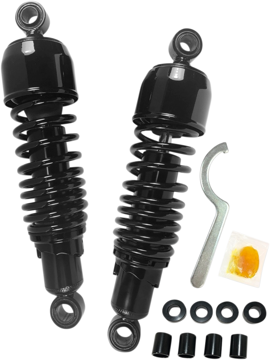 DRAG SPECIALTIES SHOCKS Replacement Shock Absorbers - Black - 11.5" C16-0131NUGB - Cycle City Outdoors