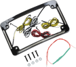 Custom Dynamics License Plate Frame - Radius - Black TF05-B - Cycle City Outdoors