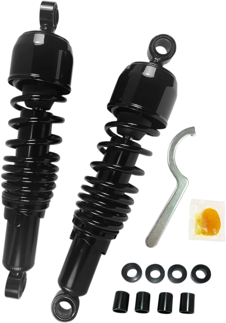 DRAG SPECIALTIES SHOCKS Replacement Shock Absorbers - Black - 12.5" C16-0132NUGB - Cycle City Outdoors