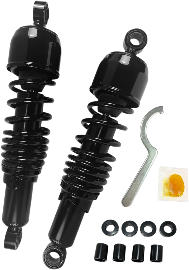 DRAG SPECIALTIES SHOCKS Replacement Shock Absorbers - Black - 12.5" C16-0132NUGB - Cycle City Outdoors