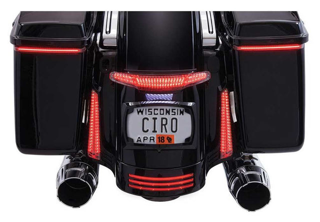 Ciro - Taillight/License Plate Holder - Black - Cycle City Outdoors