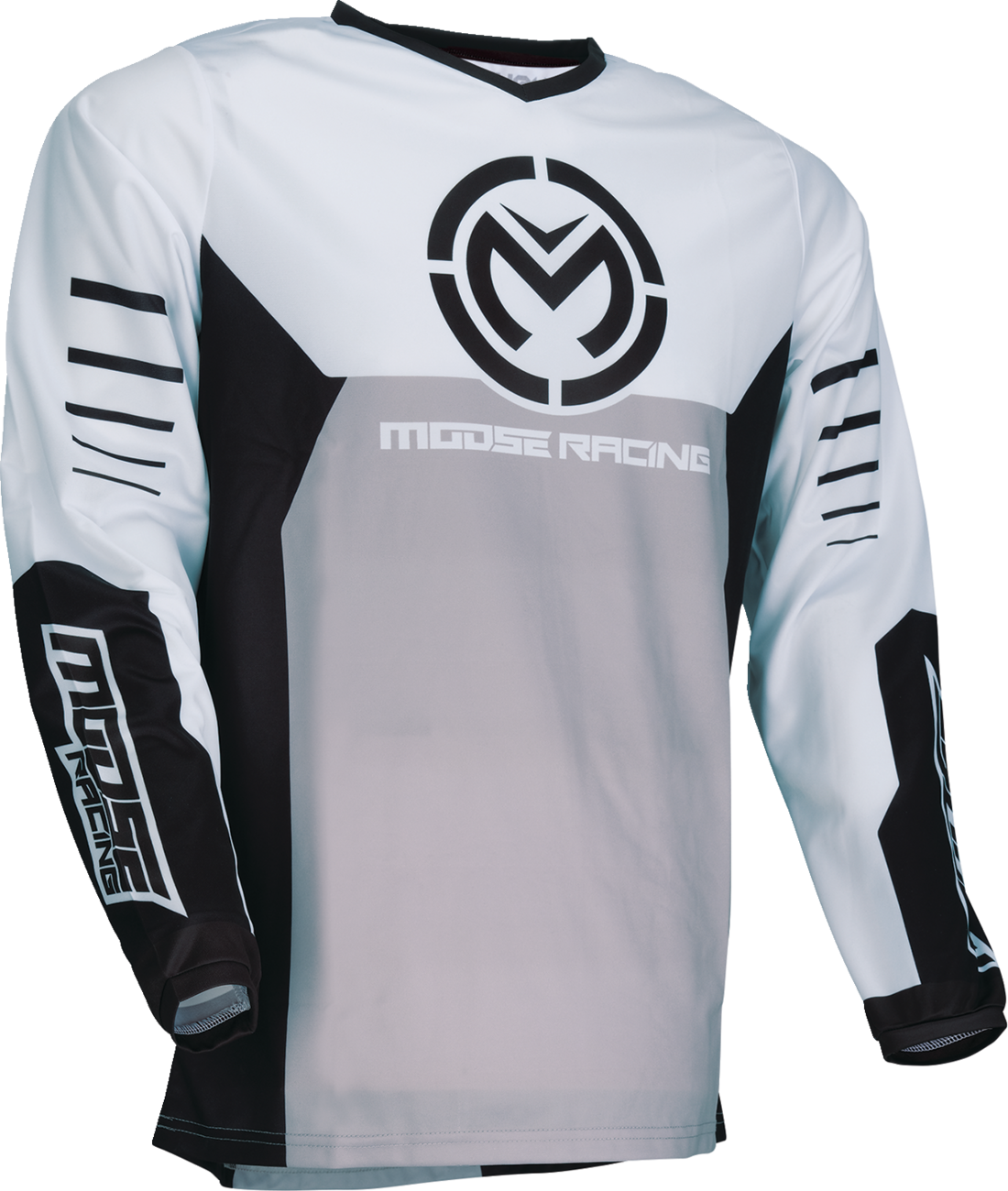 MOOSE RACING Qualifier Jersey - Black/White - Small 2910-8151