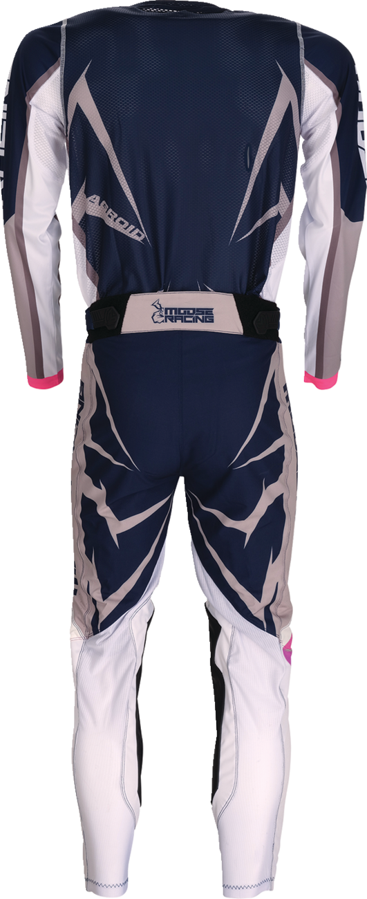 MOOSE RACING Agroid Jersey - Navy/White - Large 2910-8140