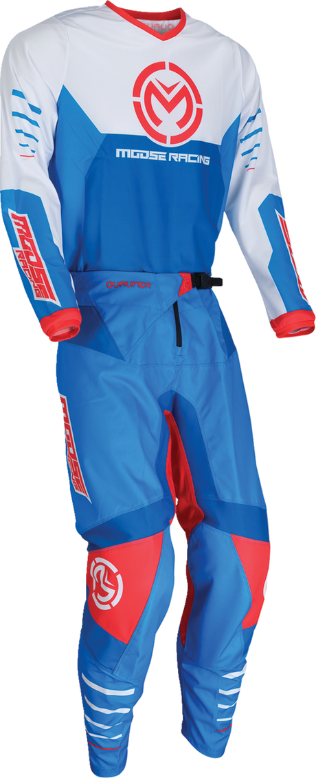 MOOSE RACING Qualifier Jersey - Red/White/Blue - Small 2910-8175