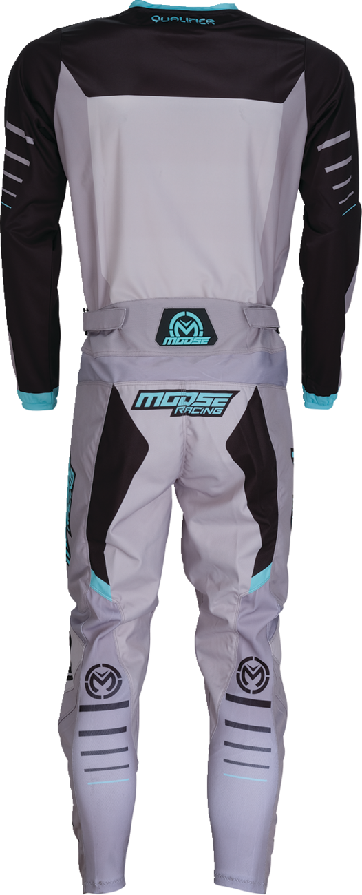 MOOSE RACING Qualifier Jersey - Gray/Teal - 3XL 2910-8188