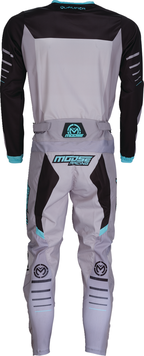 MOOSE RACING Qualifier Jersey - Gray/Teal - 3XL 2910-8188