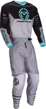 MOOSE RACING Qualifier Jersey - Gray/Teal - 3XL 2910-8188