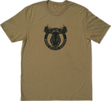 MOOSE RACING Mud Badge T-Shirt - Brown - Small 3030-24381