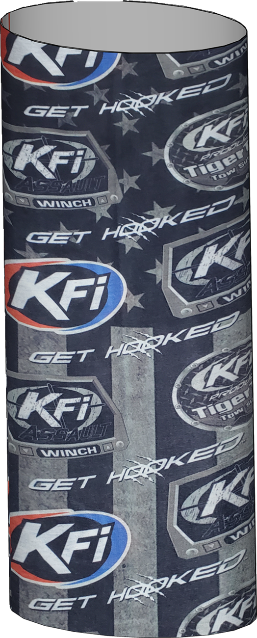 KFI PRODUCTS Face Mask with KFI Logos - Black FM-BLK