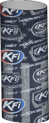 KFI PRODUCTS Face Mask with KFI Logos - Black FM-BLK