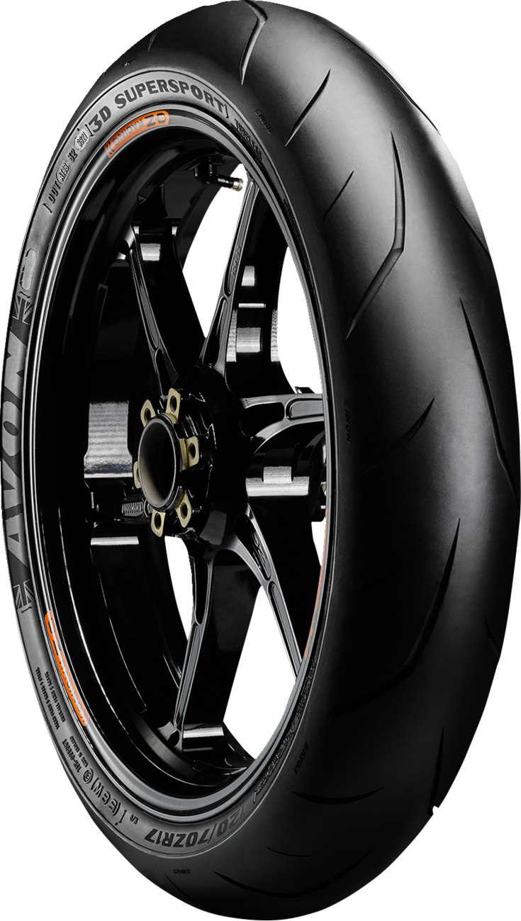 AVON Tire - 3D Supersport - Front - 120/70ZR17 - (58W) 640624