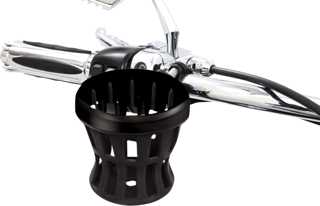 Ciro Drink Holder - 1-1/4" Handlebar Mount - Black 50615 - Cycle City Outdoors