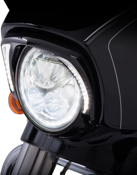 Ciro Headlight Bezel - Black 45201 - Cycle City Outdoors