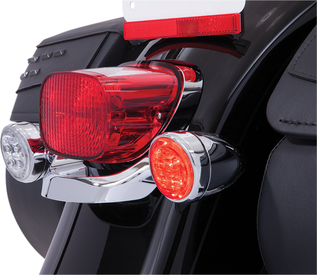 CIRO Signal Insert - Chrome/Red 45501 - Cycle City Outdoors