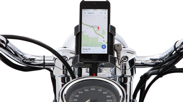 CIRO Smartphone/GPS Holder - without Charger - Chrome 50312 - Cycle City Outdoors