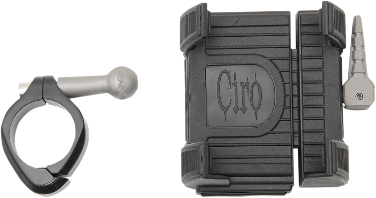 Ciro Smartphone/GPS Holder - w/o Charger - Black 50315 - Cycle City Outdoors