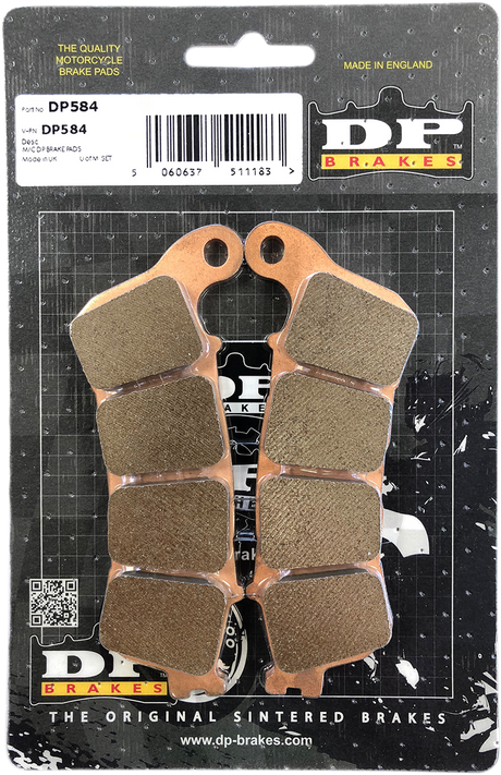 DP BRAKES Standard Brake Pads - GL1800 Gold Wing DP584 - Cycle City Outdoors