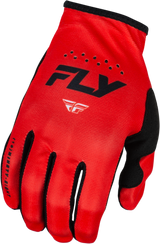 Youth Lite Gloves Red/Black Yl - Cycle City Outdoors