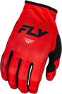 Youth Lite Gloves Red/Black Yl - Cycle City Outdoors