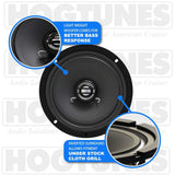 Hogtunes - - 462F-RM - 6.5" Front Speaker Kit - Cycle City Outdoors