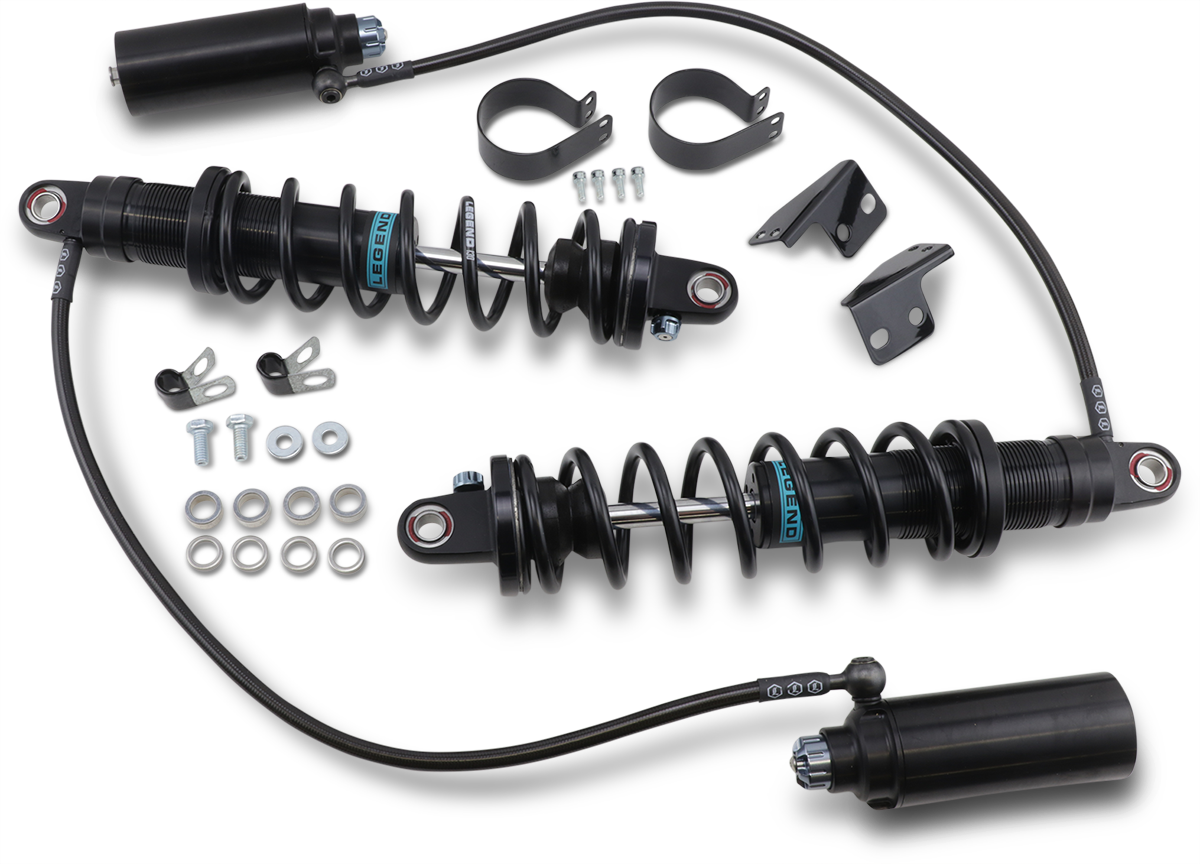 LEGEND SUSPENSION REVO ARC Remote Reservoir Shocks - Heavy Duty - Black - 14" 1310-1881