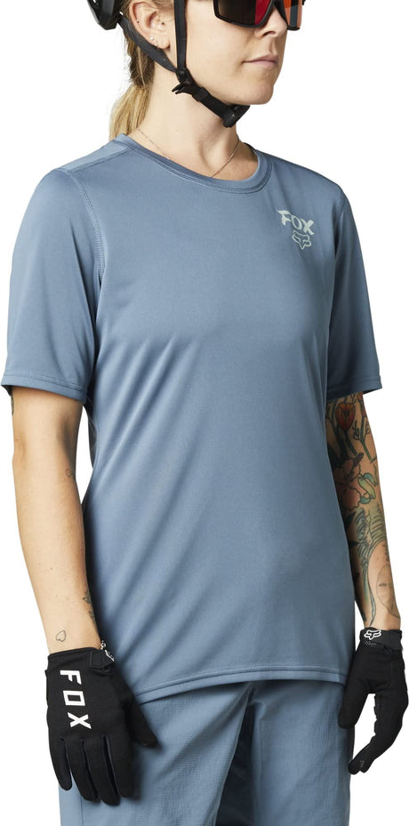 Fox Racing - Womens Ranger Jersey - Matt Blue - S - Cycle City Outdoors