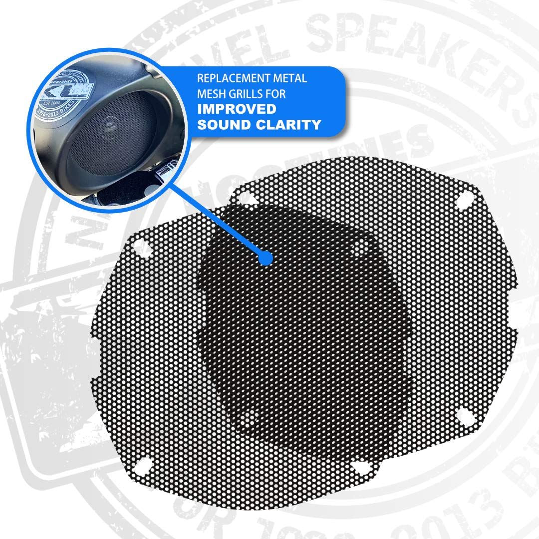 Hogtunes - 352-XLF 5.25" Replacement Front Speakers for 1998-2013 Harley-Davidson Motorcycles - Cycle City Outdoors