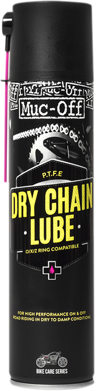 MUC-OFF USA Dry PTFE Chain Lube - 400ml - Aerosol 649US - Cycle City Outdoors