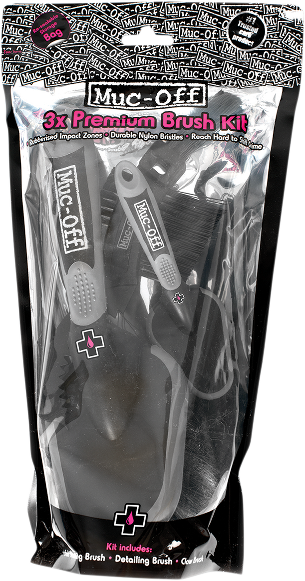 MUC-OFF USA 3-Piece Brush Set 220 - Cycle City Outdoors