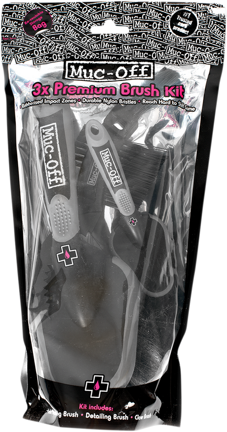 MUC-OFF USA 3-Piece Brush Set 220 - Cycle City Outdoors