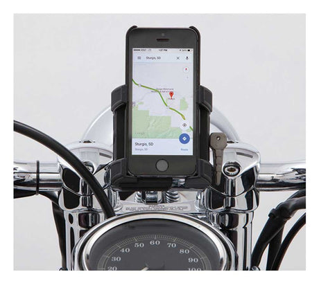 Ciro3D - Smartphone/GPS Holder - without Charger - Chrome - Cycle City Outdoors