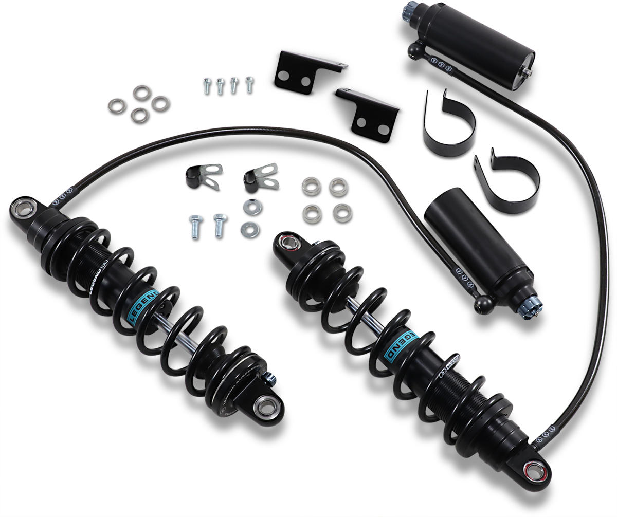 LEGEND SUSPENSION REVO ARC Remote Reservoir Shocks - Heavy Duty - Black - 13" 1310-1879