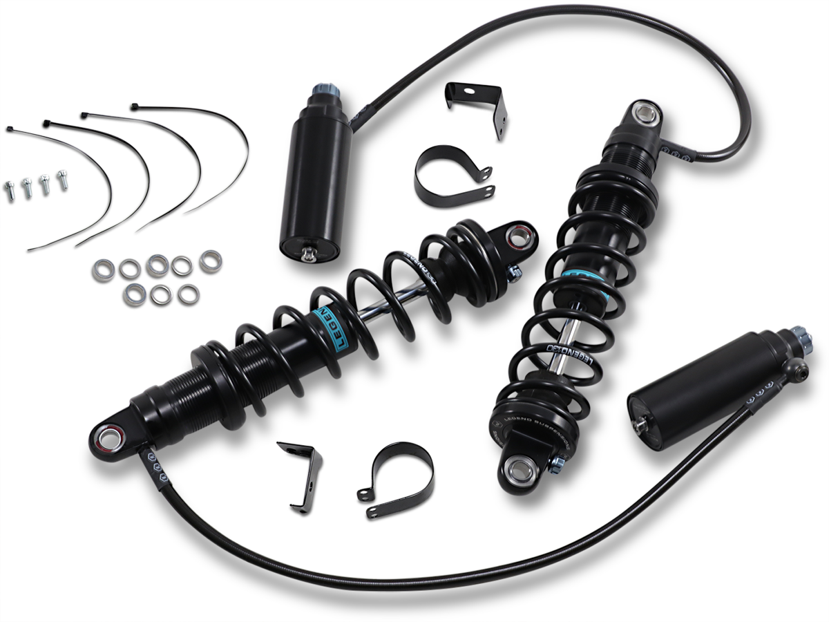 LEGEND SUSPENSION REVO ARC Remote Reservoir Shocks - Heavy Duty - Black - 14" 1310-1885