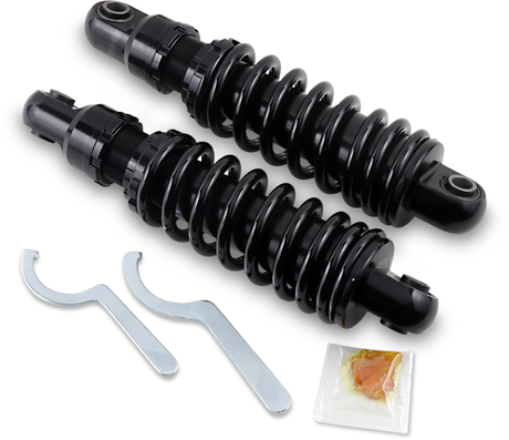 DRAG SPECIALTIES SHOCKS Premium Shock - Black - 10.5" - '91-'17 FXD C16-0148B - Cycle City Outdoors