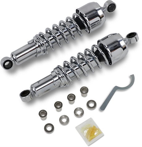 DRAG SPECIALTIES SHOCKS Replacement Shock Absorbers - Chrome - 12.5" C16-0132NU - Cycle City Outdoors