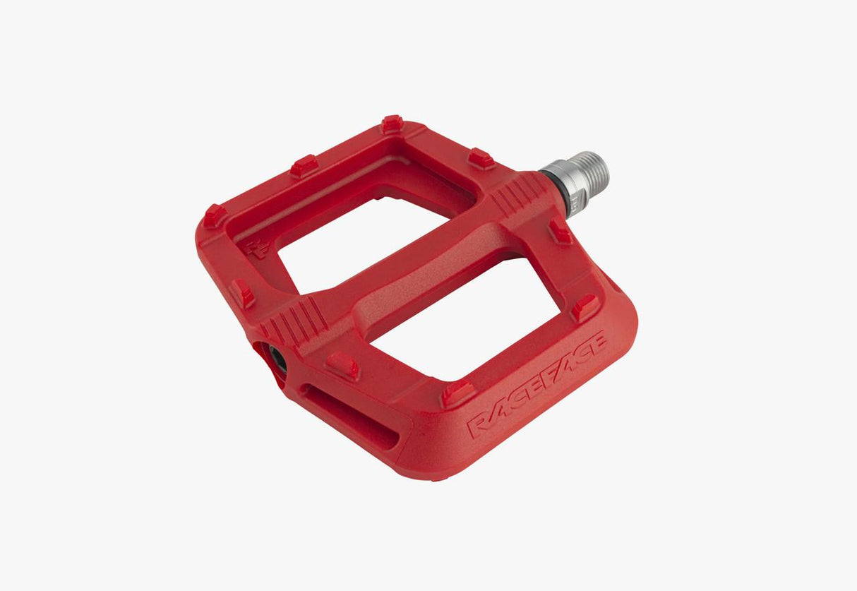 RaceFace - Ride Pedals - Platform Composite 9/16" Red - Cycle City Outdoors