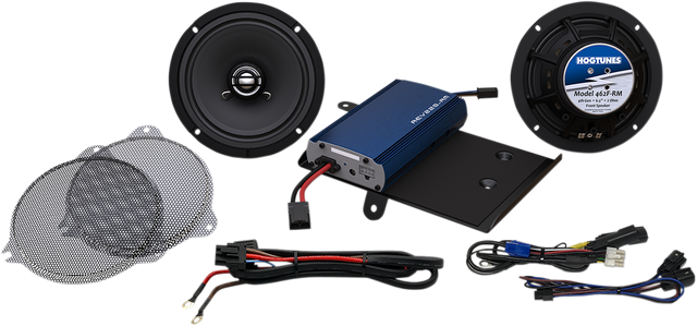 Hogtunes - Front Speaker Kit - 225-Watt Amp G4 SG KIT-RM - Cycle City Outdoors