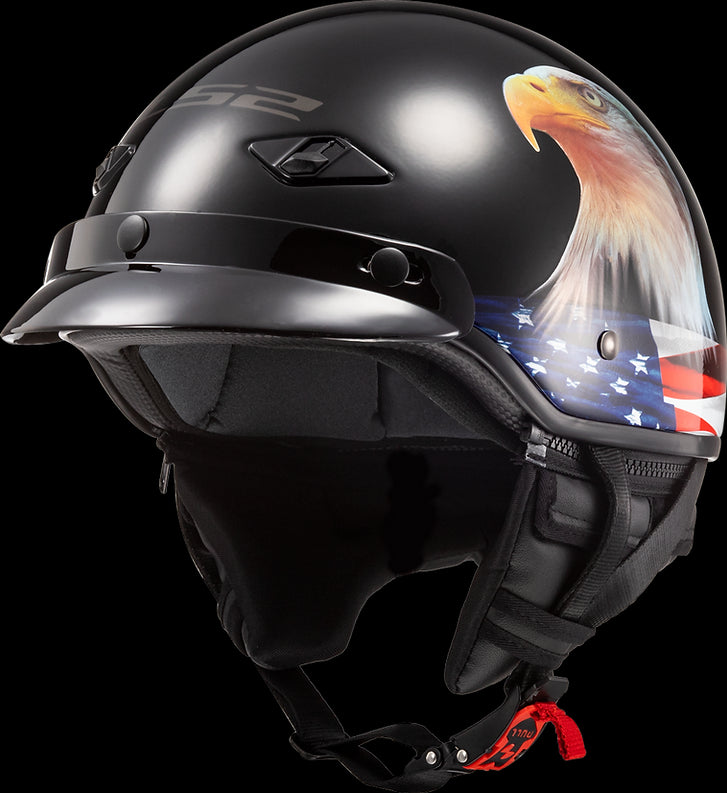 LS2 - Bagger Half Helmet Helmet - Murica