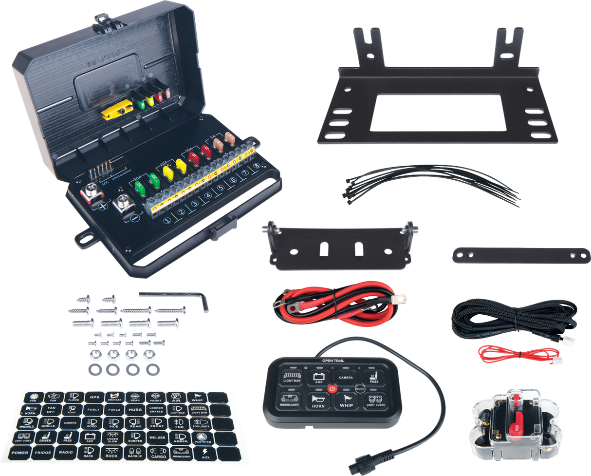 Open Trail - Multifunction Rgb Switch Panel 8 Gang