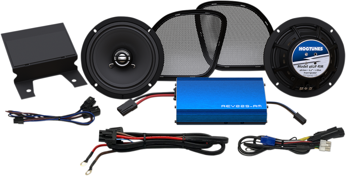 Hogtunes - Front Speaker Kit - 225-Watt Amp G4 RG KIT-RM - Cycle City Outdoors