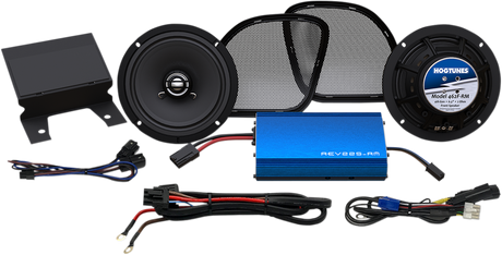 Hogtunes - Front Speaker Kit - 225-Watt Amp G4 RG KIT-RM - Cycle City Outdoors