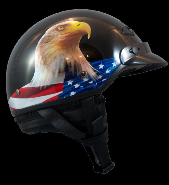 LS2 - Bagger Half Helmet Helmet - Murica