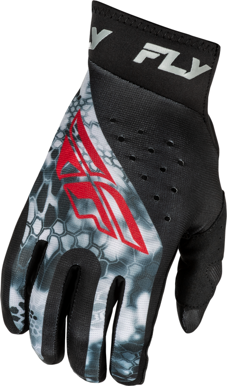 Youth Pro Lite Kryptek Gloves Black/Red/Grey Yl - Cycle City Outdoors