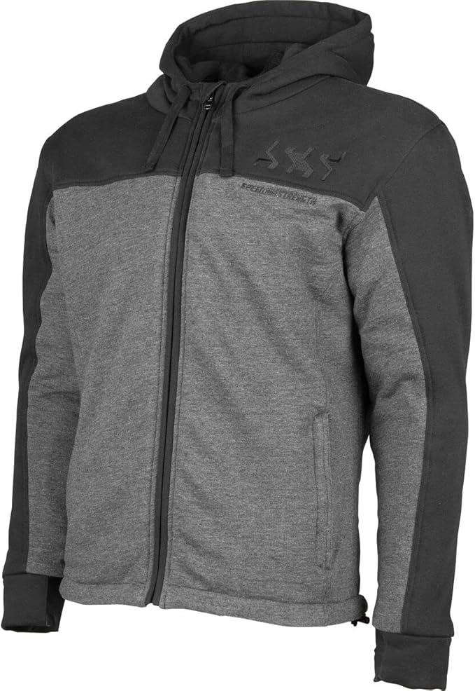 Speed & Strength Hammer Down Armored Hoody Blk/Gry LG