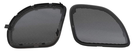 Hogtunes - RG RM GRILL Black Replacement Front Speaker Grills for 2015-Current Harley-Davidson FLTR Road Glide Models - Cycle City Outdoors