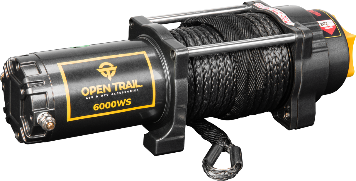 Open Trail - 6000lb Wide Winch Synthetic Rope