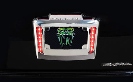 Ciro3D - License Plate Frame - '09+ Trike - Chrome - Cycle City Outdoors