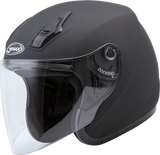 GMAX OF-17 Open Face Helmet Matte Black (Part Number: G317075N)